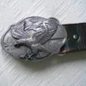 ARROYO GRANDE EAGLE BELT PEWTER 42 VINTAGE